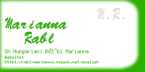 marianna rabl business card